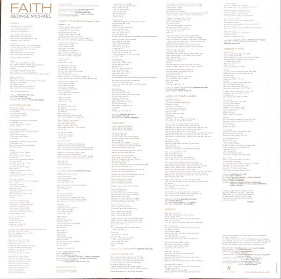 George Michael – Faith (2LP color half-speed)